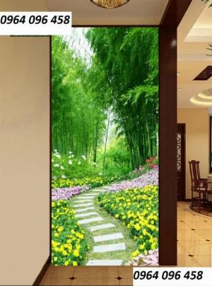 Tranh 3d - gạch tranh 3d khổ dọc - HNBV4