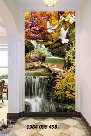 Tranh 3d - gạch tranh 3d khổ dọc - HNBV4