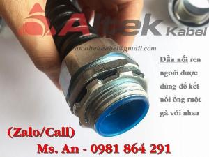 Đầu nối răng ngoài nối ống ruột gà hàng nhập khẩu