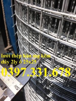 Lưới thép hàn Dây 2ly ô 25x25 giá sỉ