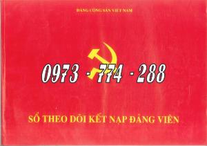 Bán sổ ghi biên bản sinh hoạt, nghi quyết chi, đảng bộ