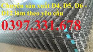 Lưới thép hàn, lưới thép hàn ô vuông phi 5 (50x50), (100x100), (150x150), (200x200) - Lưới thép hàng rào