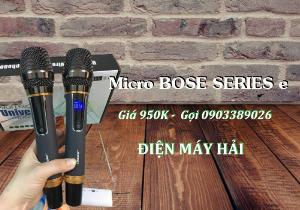 Micro không dây Bose Series E xài cho Loa kéo, Amply đều được