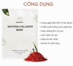 Mặt Nạ Tinh Nhụy Hoa Nghệ Tây KN Beauty Saffron Collagen Mask 30gr