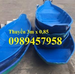Thuyền đi câu cá cho 3 người, Thuyền câu giá tốt, Thuyền chèo tay