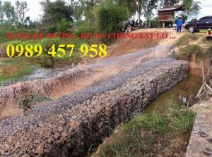 Sản xuất Rọ đá hộc chống sụt lở 2*1*1, Rọ Thép bọc nhựa 2*1*1, Rọ đá hộc 2*1*0,5m