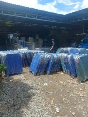 Giường vải gấp gọn dành cho khu vực cách ly