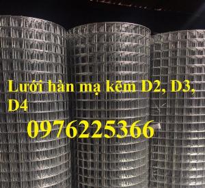 Lưới thép hàn cuộn, lưới thép hàn mạ kẽm, lưới hàn ô vuông