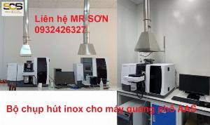 Bộ chụp hút inox cho máy quang phổ AAS