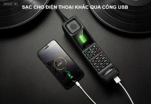 Điện thoại siêu bền, pin khủng, hỗ trợ sạc cho smartphone H999