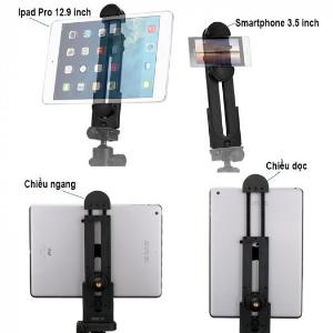 Giá kẹp máy tính bảng, điện thoại 5-12.9 inch IPS