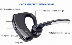 Tai nghe đeo sau tai không dây tích hợp microphone V8SCR