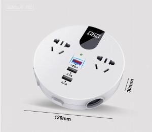 Bộ chuyển đổi nguồn điện cao cấp cho ô tô, hỗ trợ sạc nhanh QC3.0 MCI-07
