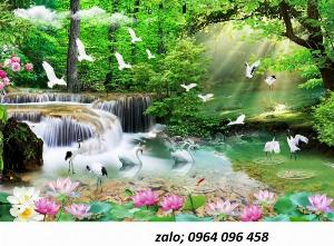 Tranh 3d cảnh đồng quê - tranh gạch 3d cảnh đồng quê