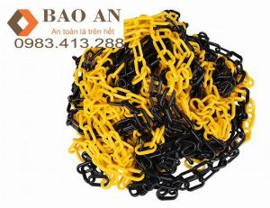 Xích nhựa nối cọc tiêu, dây xích nhựa phi 6mm