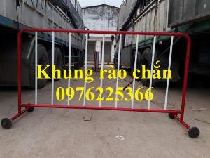 Chuyên sản xuất khung hàng rào di động 1x2m, 1.2x2m