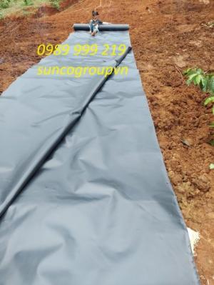 Tấm bạt chống thấm hdpe 2mm khổ 4mx50m 200m2 phủ mái che nông nghiệp