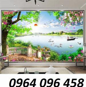 Tranh gạch hoa sen 3d - XNV43