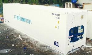 Thùng container lạnh 40feet chứa thực phẩm