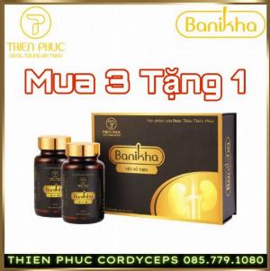 [Mua 3 Tặng 1] Hộp 60 Viên Bổ Thận BaNiKha Đông Trùng Hạ Thảo Thiên Phúc