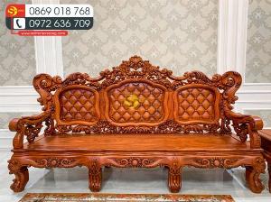 Bộ bàn ghế hoàng gia hư siêu đẹp 06 món freeship Sài Gòn