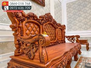 Bộ bàn ghế hoàng gia hư siêu đẹp 06 món freeship Sài Gòn