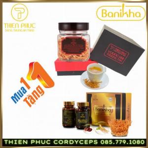 [Mua 1 Tặng 1] Hộp Đông Trùng Hạ Thảo Thiên Phúc Sấy Đông Khô 30g + TẶNG Hộp 60 viên nang BaNiKha Đông Trùng Hạ Thảo Thiên Phúc