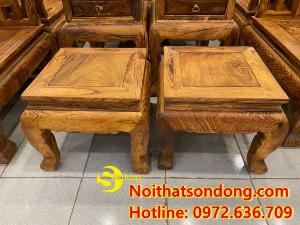 Bộ ghế Sơn Thủy siêu vân 10 món hoành tráng