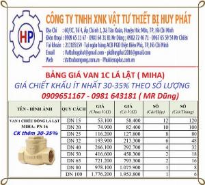 VAN MỘT CHIỀU REN MIHA DN40 ( phi 49)