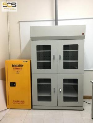 Tủ đựng hóa chất có lọc hấp thu hóa chất kích thước 900mm