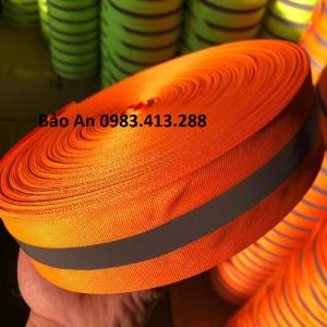 Dây phản quang vải sọc ghi bản rộng 2,5cm và 5cm