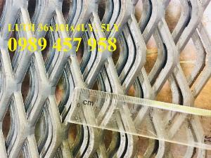 Lưới mắt cáo hình thoi, lưới quả trám, lưới dập giãn