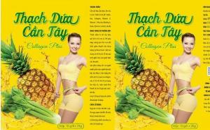 Thạch dứa cần tây collagen plus giảm cân nhanh chóng