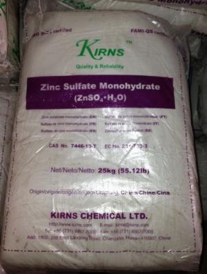 Phụ gia Zinc Sulphate Monohydrate (ZnSO4.H2O) - Trung Quốc