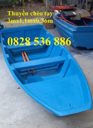 Thuyền chèo tay cho 3 người, Thuyền composite chở 4-5 người, Thuyền cano chở 6 người
