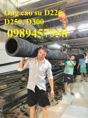 Ống cao su bố vải phi 150, Ống chống phá phi 200, phi 220, phi 250, Ống 7 lớp bố phi 300