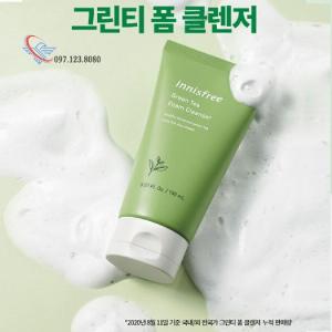 Sữa rửa mặt trà xanh Innisfree 150ml