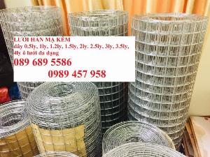 Chuyên Lưới trát tường 10x10, Lưới chống nứt 6x12, Lưới mạ kẽm 1ly, 1,5ly ô 15x15, 20x20