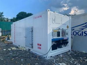 Trữ sầu riêng bằng container lạnh