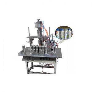 Máy chiết rót và đóng nắp bình xịt áp lực