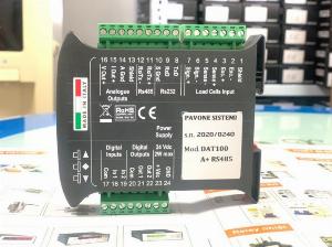 Đầu cân DAT100/A có thêm đầu ra Analog. Chuyên dùng cho cân trạm trộn, cân đóng bao...