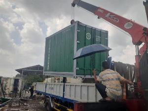 Thực phẩm đông lạnh bằng container mùa dịch