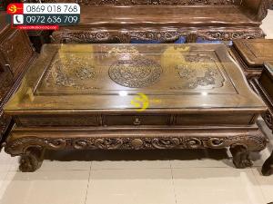 Bộ bàn ghế hoàng gia hoa hồng cổ điển chân 14