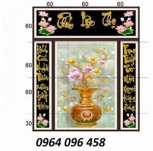 Tranh 3d phòng thờ - gạch tranh 3d phòng thờ - NCX3