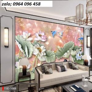Chọn tranh gạch 3d phong thủy phòng khách - NV4