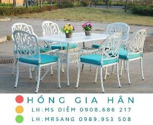 Nội thất nhôm đúc sang trọng Hồng Gia Hân A125