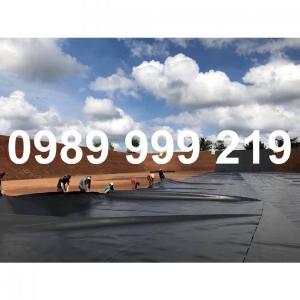 Bạt nhựa hdpe 0.8mm khổ 4x50m cuộn 200m2 lót hầm chứa biogas