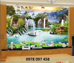 Tranh gạch phong cảnh - Hà Nội