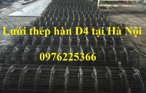 Lưới thép D4, lưới thép hàn D4, lưới thép hàn đổ sàn, đổ mái