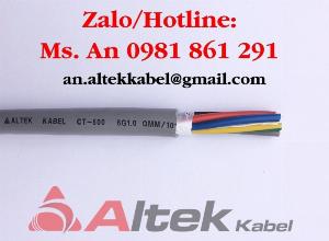 Dây cáp điều khiển 6 lõi 6x0.5/6x0.75/6x1.0/6x1.5mm2